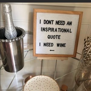 Set of two letter boards